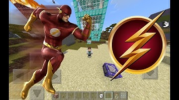 How to become the flash in minecraft pe no mods