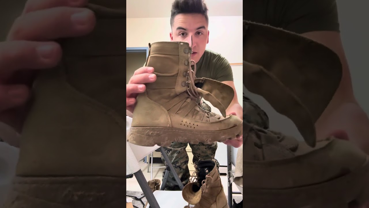 Putting on full USMC woodland cammies