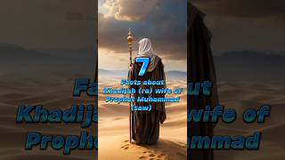 7 facts about mother Khadijah (r.a) you should know ❤️ #shorts #viral #islam