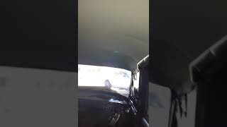 full size Chevrolet .kink in headliner acted stubborn possibly from manufacture