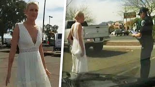 Woman Pulled Over by Cops Says She Was on Way to Get Married Woman Pulled Over by Cops Says She Was on Way to Get Married