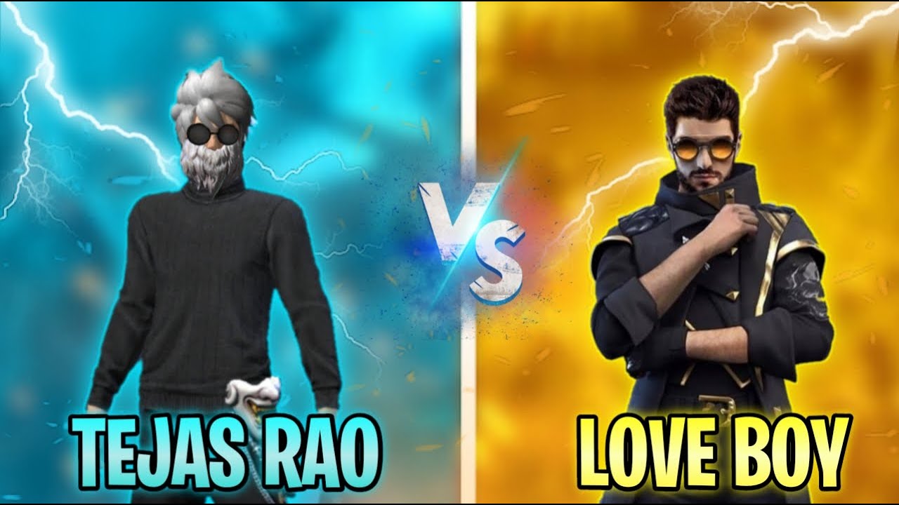 Tejas R Rao Free Fire 1 VS 1 Custom Gameplay 🎮 | Tejas Rao 🔥 VS Love Boy 😈 - YouTube