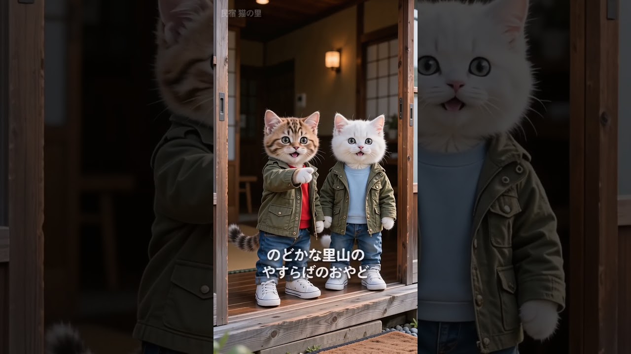 猫ちゃん兄弟が民宿を始めました