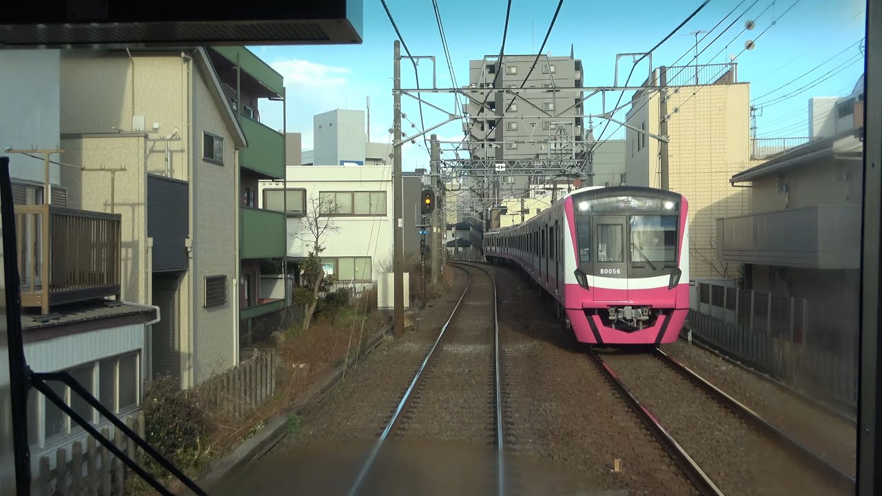 【4K前面展望】さようなら新京成ジェントルピンク　新京成松戸→京成津田沼→千葉中央