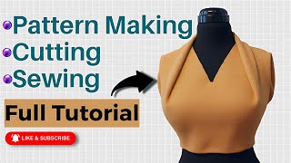 3-Step Bodice & Collar Tutorial: Pattern Making + Cut & Sew + Mannequin Fit
