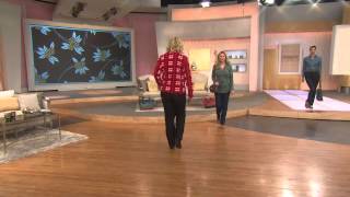 Liz Claiborne New York Petite Hepburn Straight Jeans with Mary Beth Roe