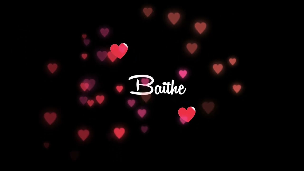 Tumhe Dil De Baithe  Love song   Black Screen WhatsApp status Video  Raj Barman  