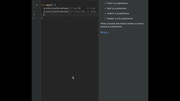 Kotlin - Coding Palindrome