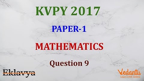 KVPY 2017 SA Nov19 Mathematics  Part I  Question 9 Answer C Calendar Enumerate Shubham Jhanwar
