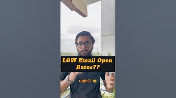 Solution to Low Email Open Rates! #emailmarketingtips #emailopenrates #coldemail #emailtips