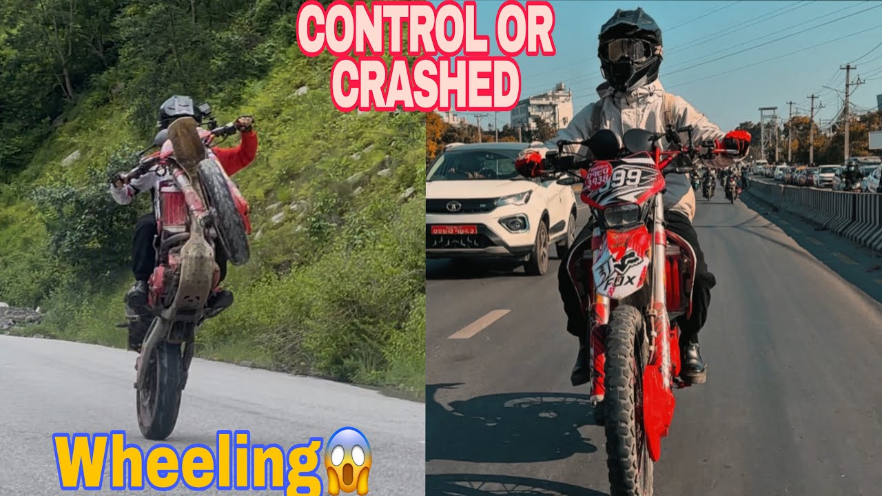 Wheelie Sikdai RM250 🐲🔥 | Non-Stop wheelie //Control or Crash?
