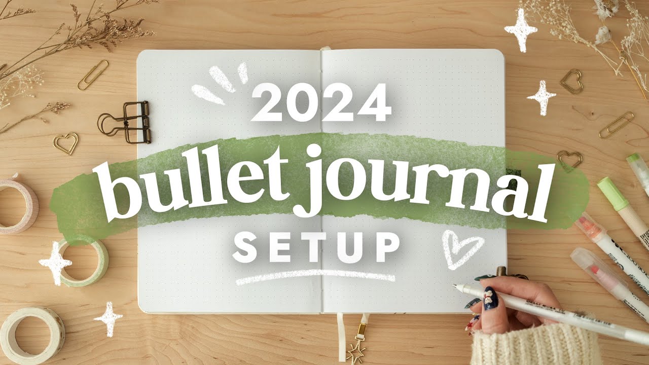 2023-2024 Fresh Yearly Setup  Digital Bullet Journal Theme