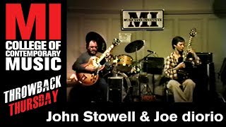 John Stowell & Joe Diorio Throwback Thursday From the MI Library