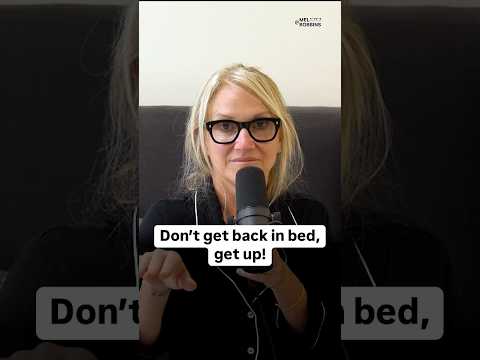 Don't get back in bed, get up! | Mel Robbins #Shorts