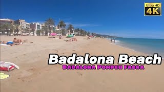 Badalona Beach Barcelona  2 Summer | GoPro 4K  30 fps | 4K Ultra HD #4keurotripbcn #gopro #beach