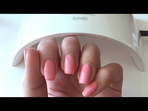 Uñas de gel con lámpara