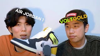 2021년의 시작을 알린 신발. 조던1 볼트골드 (JORDAN 1 HIGH OG VOLT GOLD)