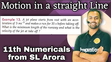 Ex-13 Question based on equation of motion/motion in a straight line physics/#11thphysicsadda #pa