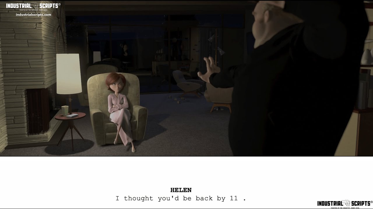 Classic Movie Scenes THE INCREDIBLES (2004) // Family Argument