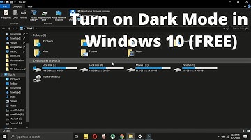 How to Enable Dark Mode in Windows 10 For Free | Official