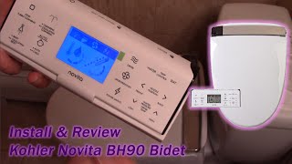 DIY Installing & Reviewing Kohler Novita Electric Bidet Seat BH-90