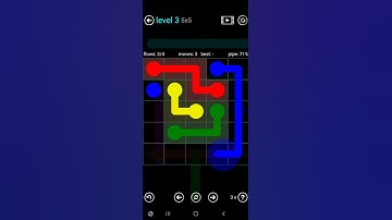 How To Solve Flow Free Blue Pack Level 3 5x5 Board Easy Walk Through Solution Walkthrough