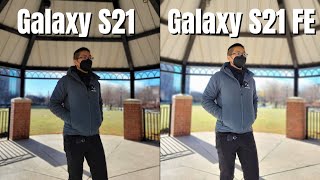 Samsung Galaxy S21 FE vs S21 Camera Comparison / AceFast Charger and Cables!