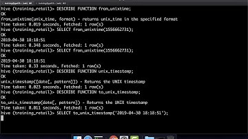 Date Manipulation - Dealing with Unix Timestamp