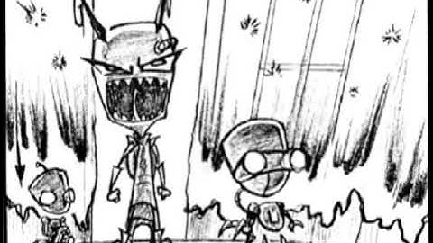 Invader Zim - 120 - Tak: The Hideous New Girl - Animatic with commentary