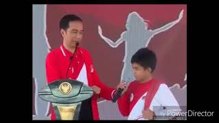 Jawaban anak ini mencengangkan ketika ditanya cita-cita oleh presiden jokowi