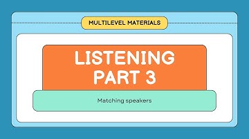 MULTILEVEL LISTENING PART 3