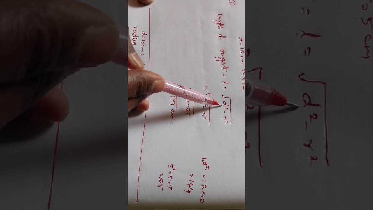 length of tangent