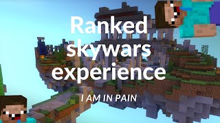The ranked skywars experience