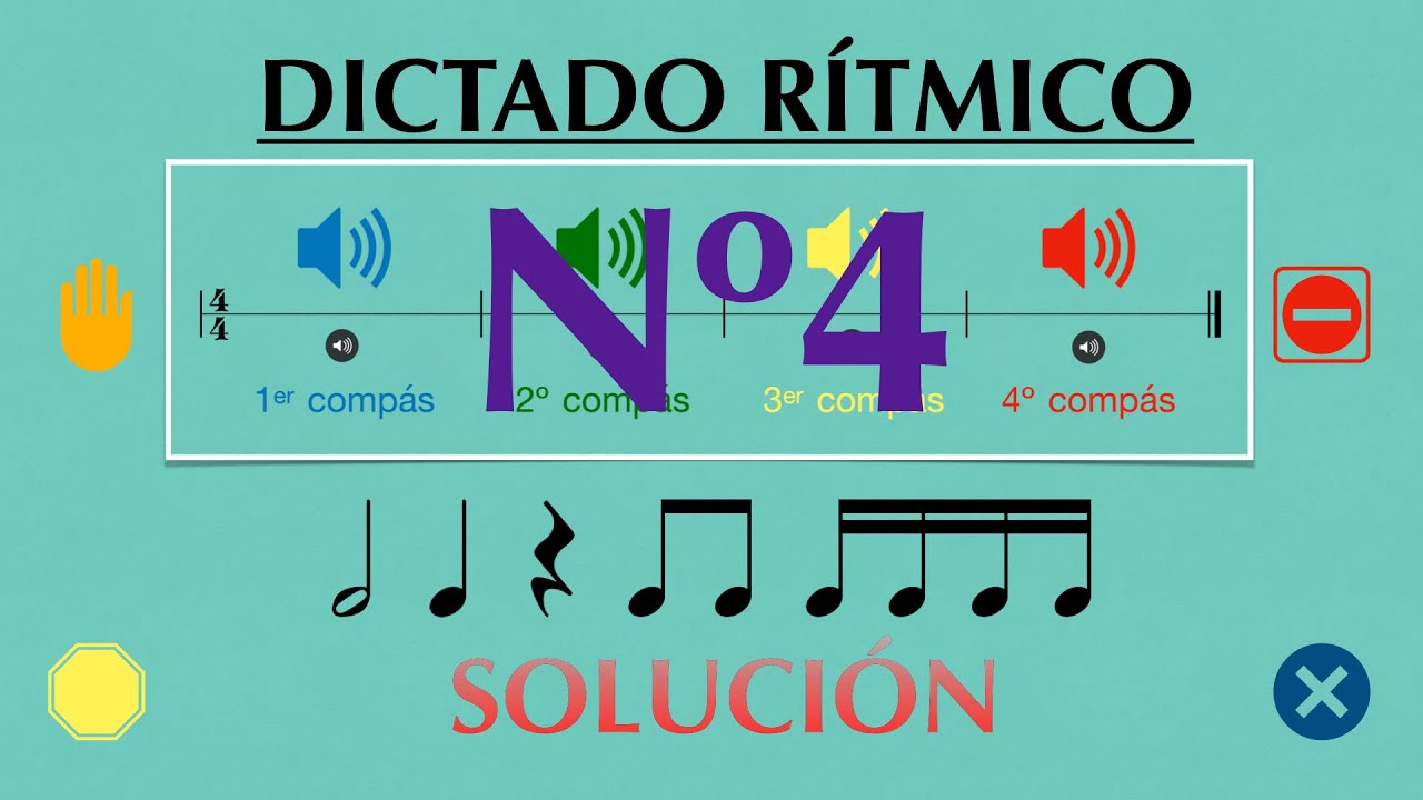Dictado rítmico nº4: Semicorcheas.