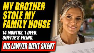 14 Months Later, My Brother Tried to Steal My Family House — Then the Clerk Found It