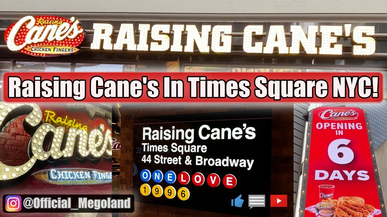 Raising Cane s In Times Square NYC YouTube Raising Cane s In Times Square NYC YouTube