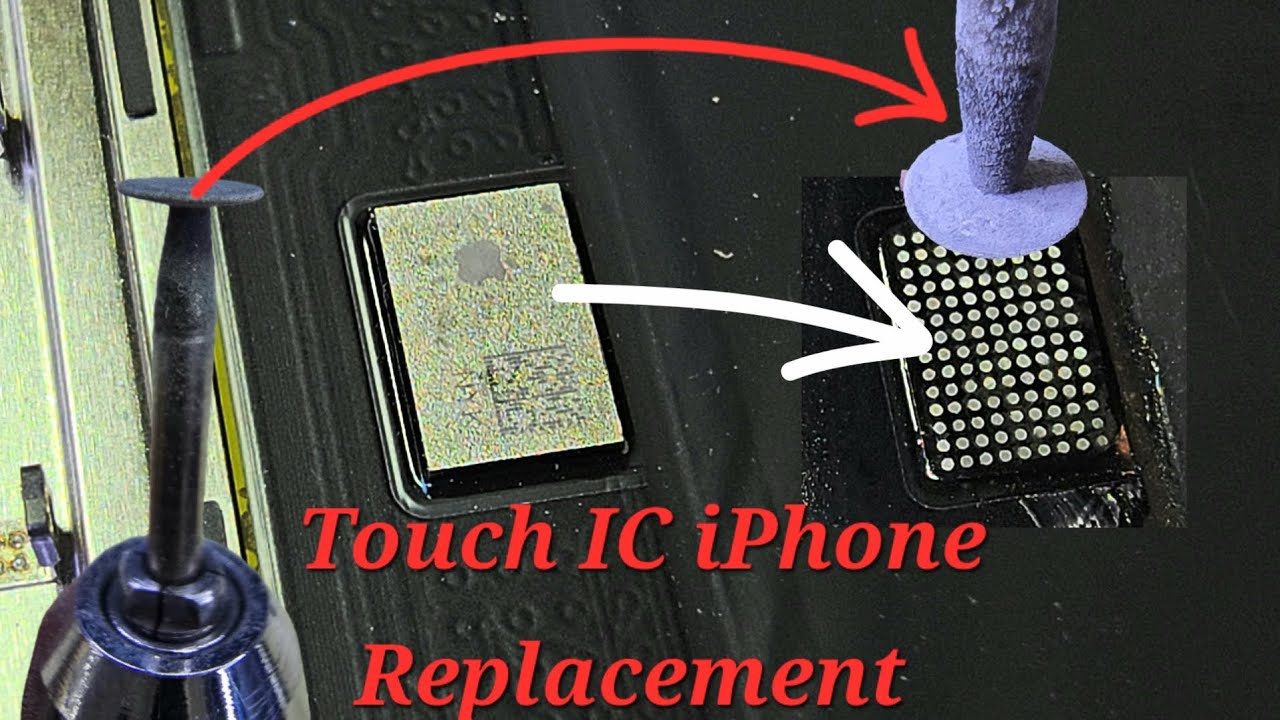 iPhone Display Touch IC Replacement - YouTube