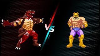 Mugen Match Ups 310 - King Vs. King Of Dinosaurs