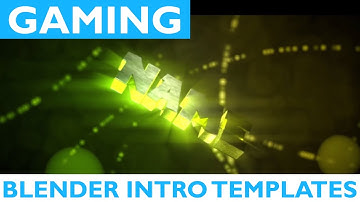 Top 25 Blender Gaming Intro Templates 2017 + Free Download 2D Chill Fast Render