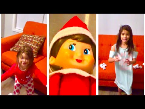 learn-colors-❤️-elf-on-the-shelf-🎄-snowball-fight-❤️-family-fun-playtime-vlog