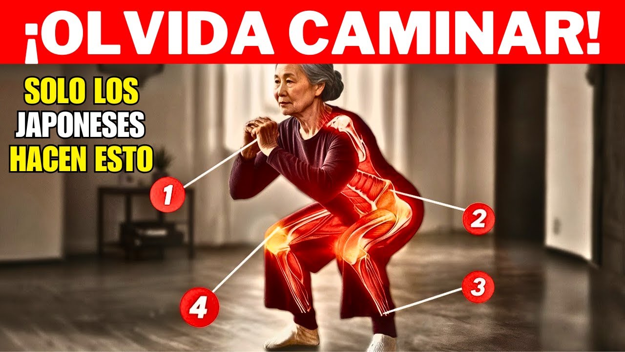 6 Ejercicios Que Los Japoneses Hacen Para Doblar la Fuerza de Sus Piernas Después de los 60