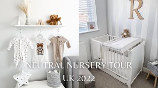Neutral nursery tour UK | Teddy bear themed nursery | Small nursery