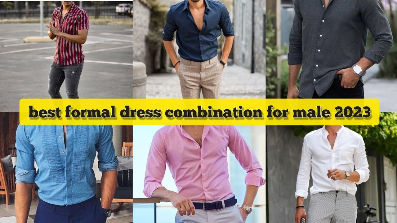 best formal dress combination for male 2023 ||formal dress for male #outfit  #menfashion#formaloutfit - YouTube