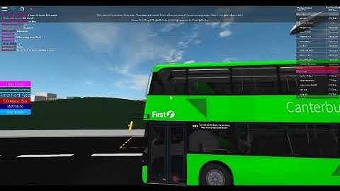 Roblox, Canterbury Bus Simulator, Ride With Bus PR1 full journey from the offices to canterbury
