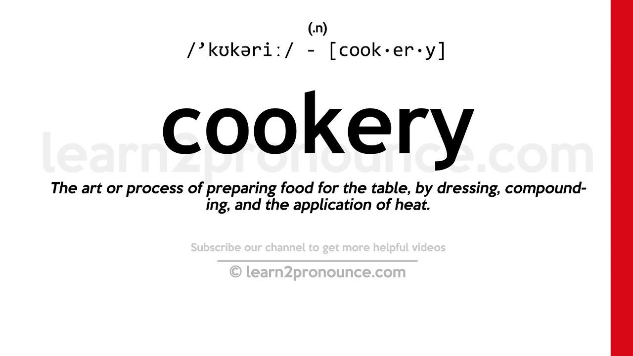 Pronunciation Of Cookery Definition Of Cookery YouTube study-to-become-a-chef-in-australia-youtube