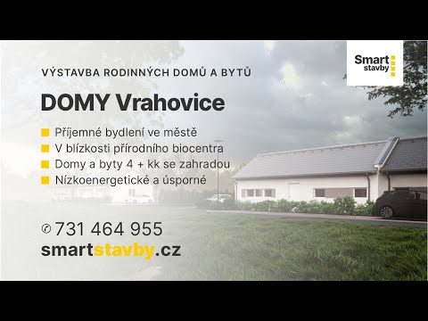 DOMY Vrahovice – výstavba rodinných domů