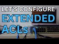 How to Set up Extended ACLs on a Cisco L3 Switch | CCNA Security | Access Control List Configuration