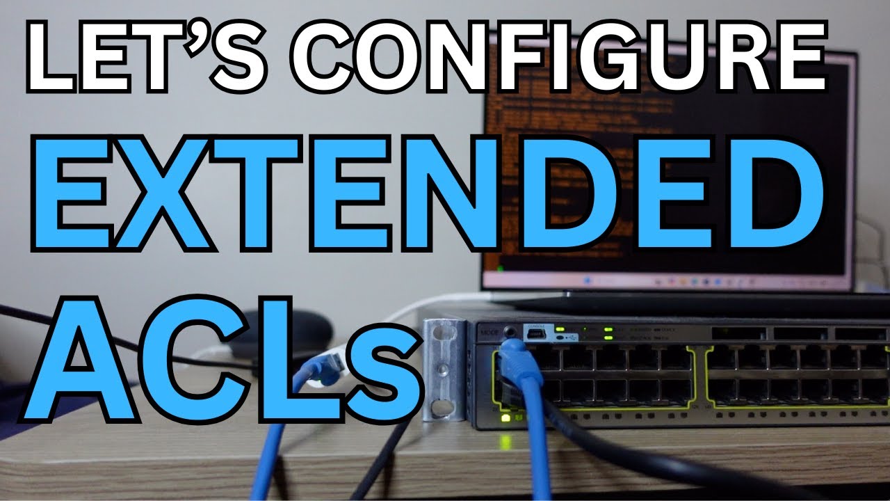 How to Set up Extended ACLs on a Cisco L3 Switch | CCNA Security | Access Control List Configuration