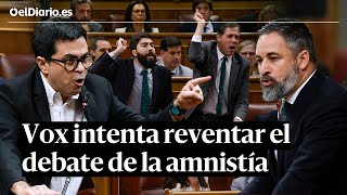 GRITOS e interrupciones: VOX intenta REVENTAR el debate de la AMNISTÍA en el Congreso