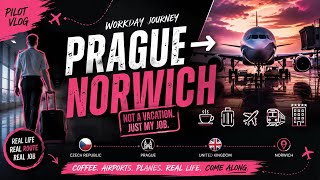 ✈️ CESTA CHARTEROVÉHO PILOTA DO PRÁCE | PRAHA → NORWICH 🇨🇿🇬🇧